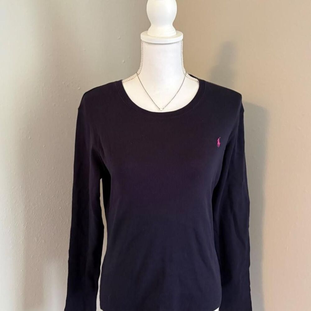 Ralph-lauren Women's Black and Navy Shirt